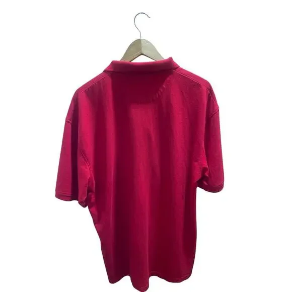 Clique Men's XXL Red Union Pacific Railroad Short Sleeve Polo - Picture 2 of 7